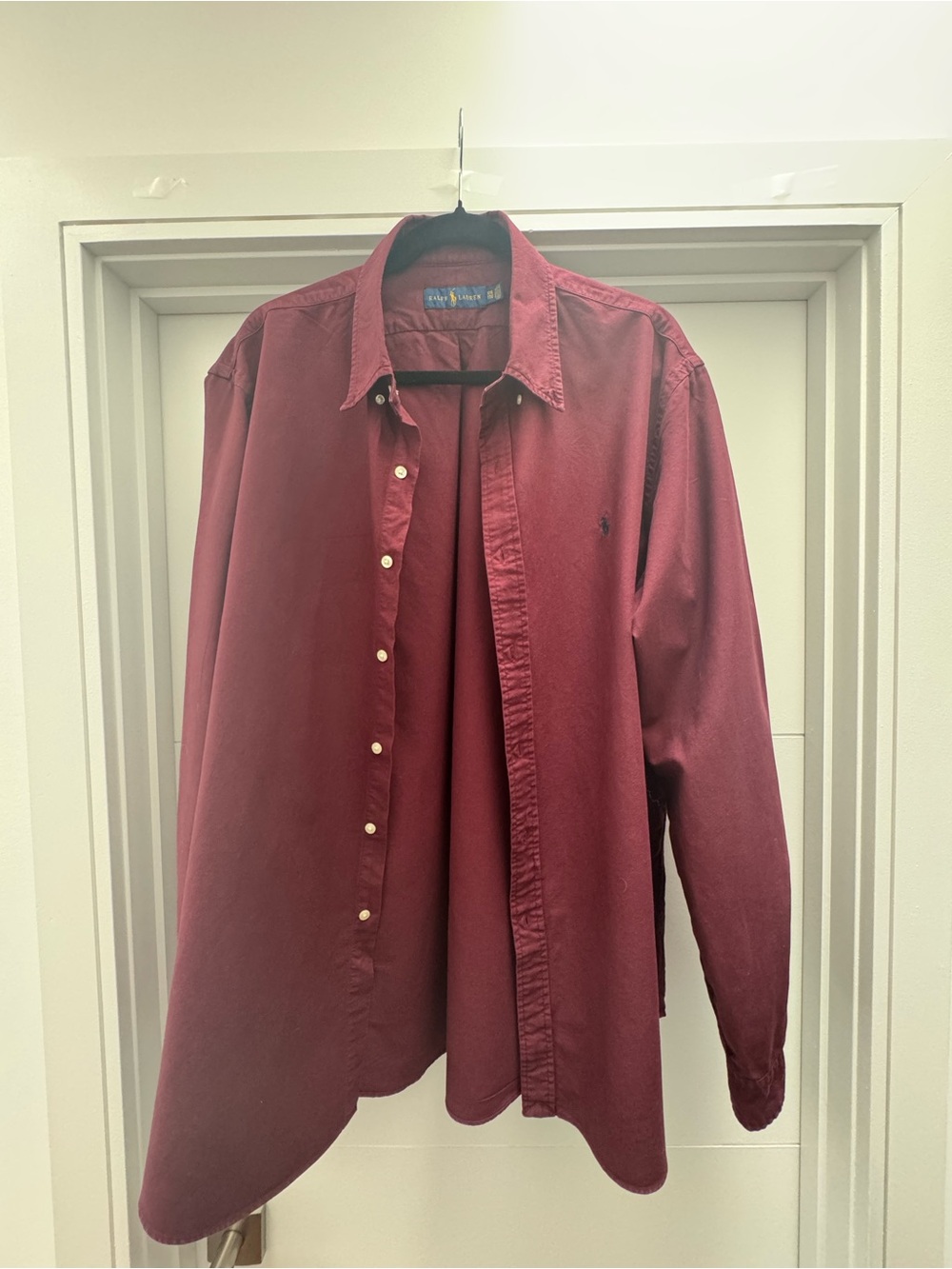 Ralph Lauren Men’s Burgundy Button-Down Shirt